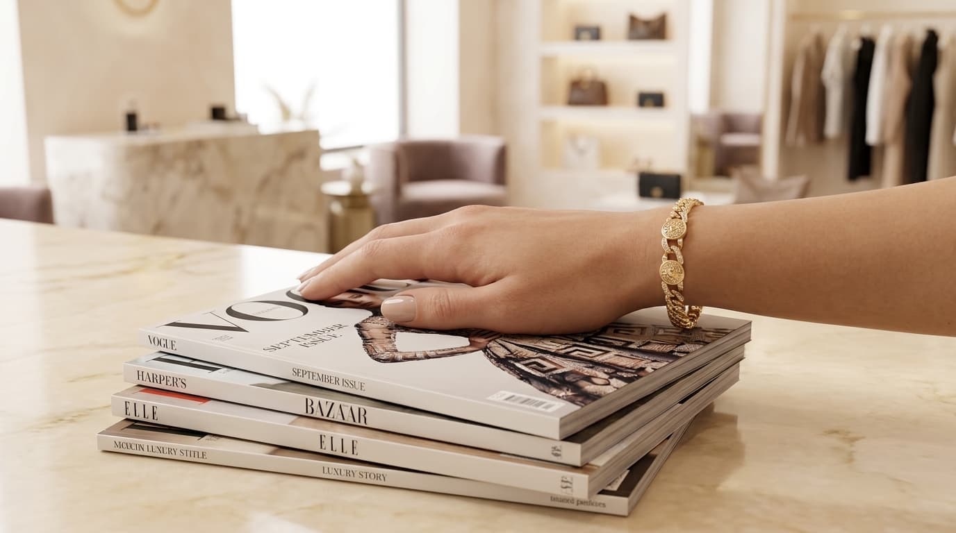 Coin Detail Chain Bracelet
