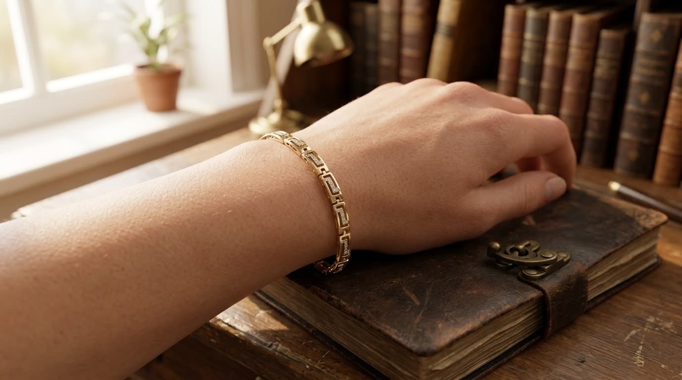 Geometric Studded Bracelet